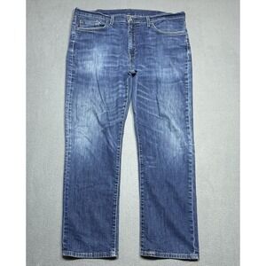 Levi's 514 Jeans Mens 38x30 Slim Fit Straight Leg Premium Denim Cowboy Rodeo